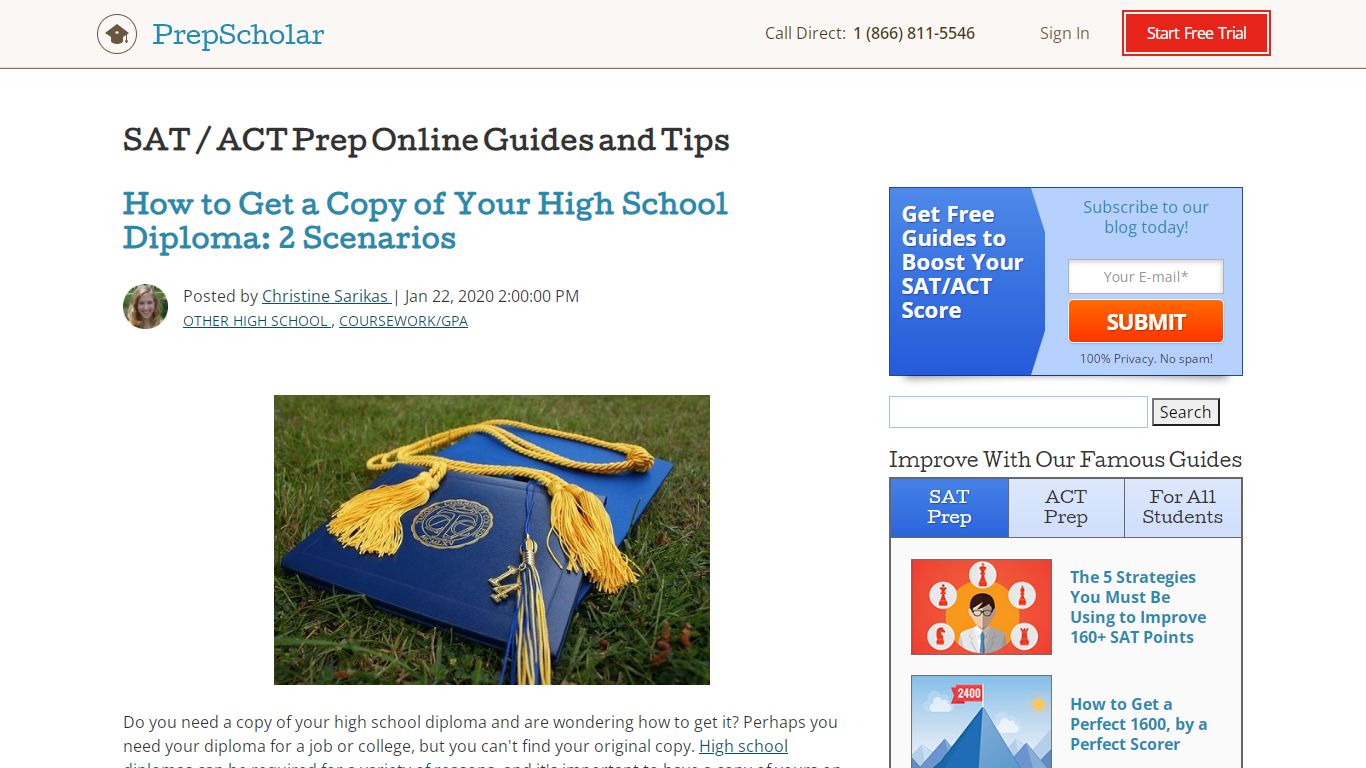 How to Get a Copy of Your High School Diploma: 2 Scenarios - PrepScholar